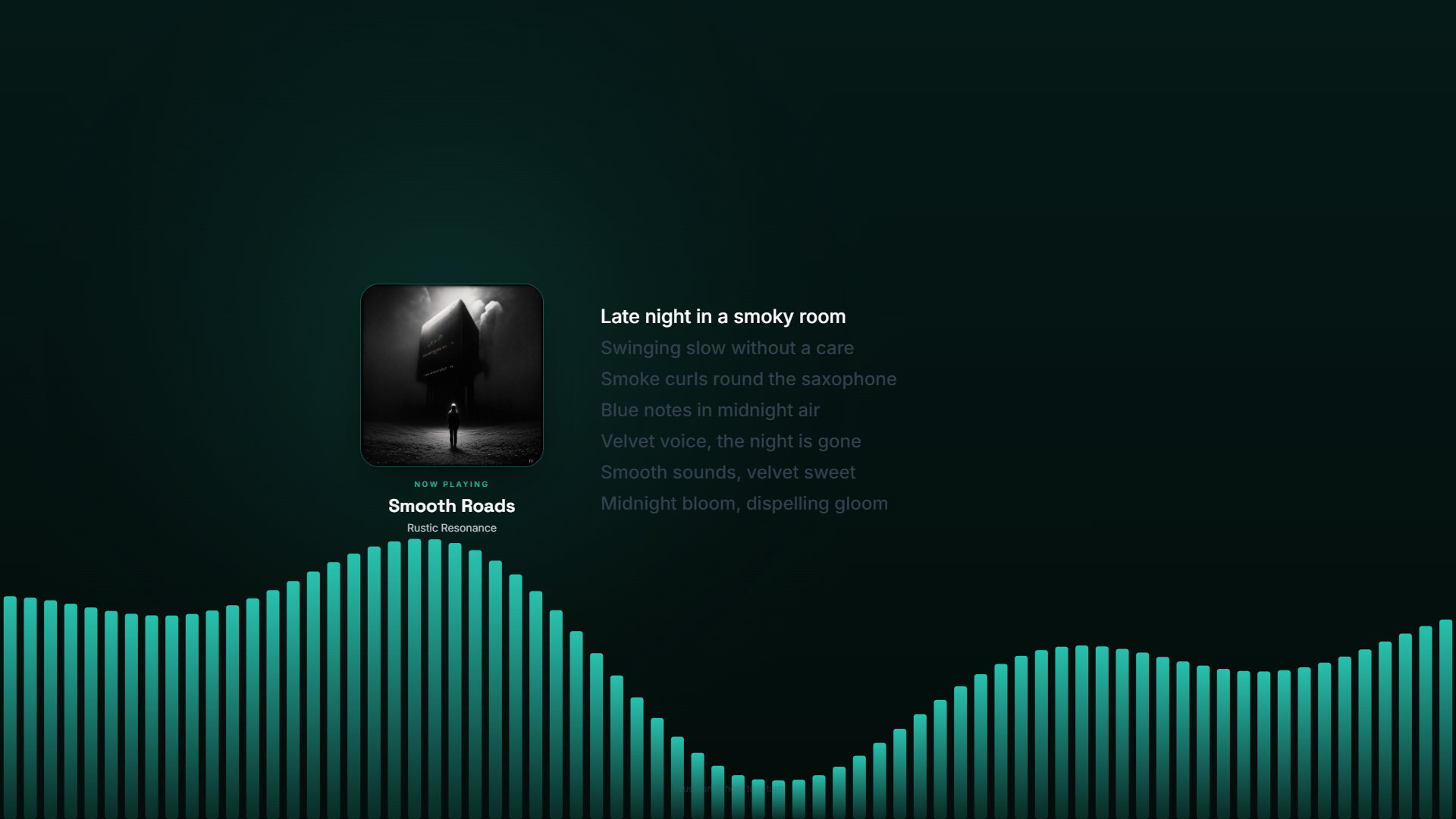 Ambient visualizer screensaver